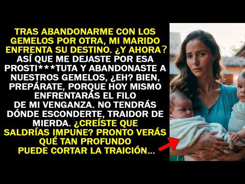 TRAS ABANDONARME CON LOS GEMELOS POR OTRA, MI MARIDO ENFRENTA SU DESTINO. ¿Y AHORA?