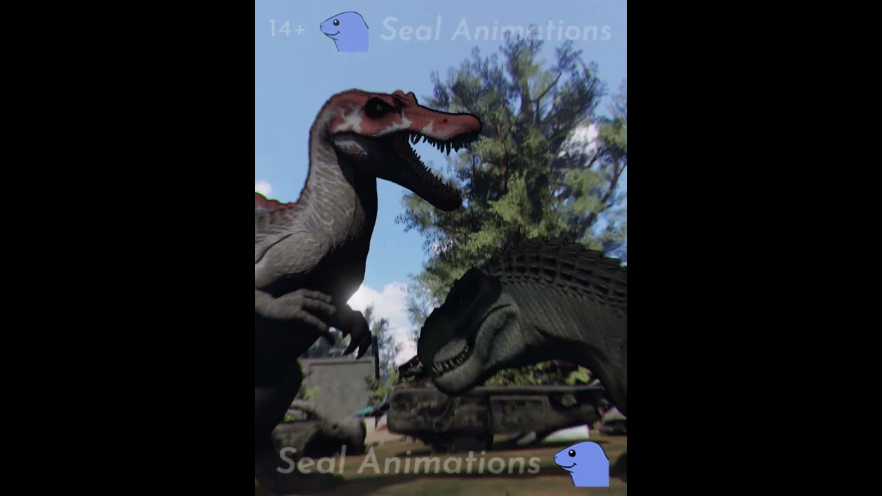 Vastatosaurus Rex vs Spinosaurus | Animation #shorts