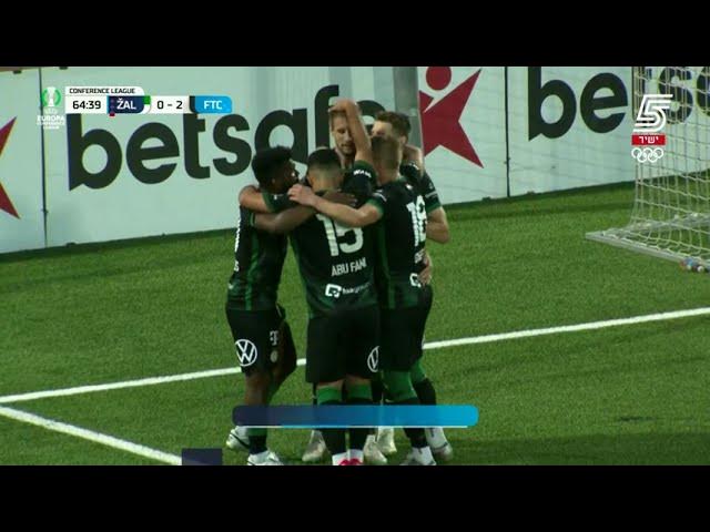 BUDAPEST, HUNGARY - AUGUST 29: Nikolai Signevich of Ferencvarosi TC  celebrates his goal during the UEFA Europa League Play-off Second Leg match  between Ferencvarosi TC and FK Suduva at Ferencvaros Stadium on