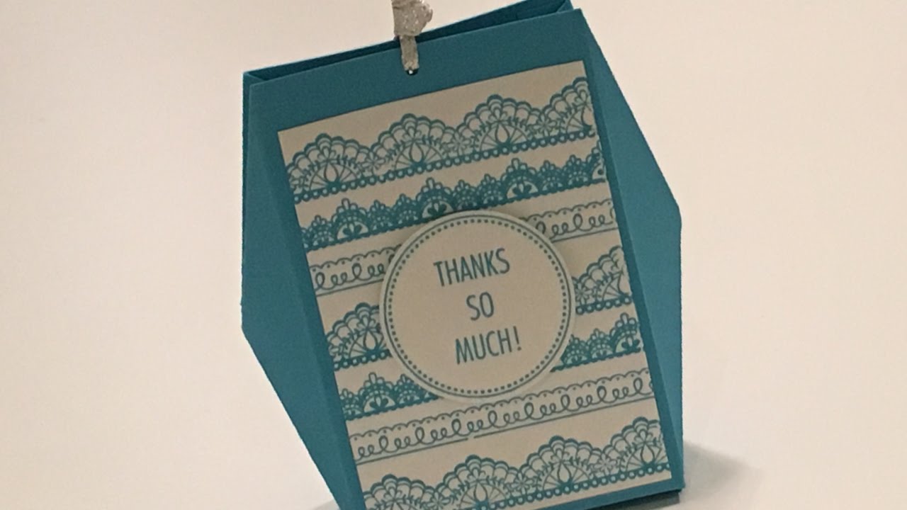 stampin up sale a bration 2019 Delicate Details Gift Box with Wings - Video Tutorial with new Stampin' Up products