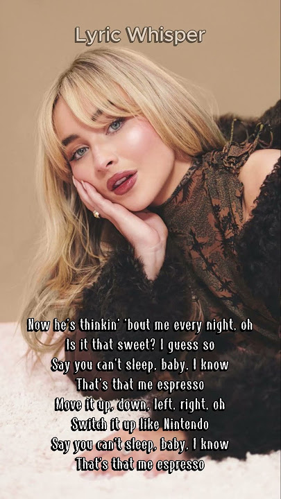 Download lagu Espresso Lirik - Sabrina Carpenter #lyricwhisper #lyrics #lirik #liriklagu #liriklagubarat