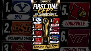 Who will be a first time CFP? #collegefootball #cfb