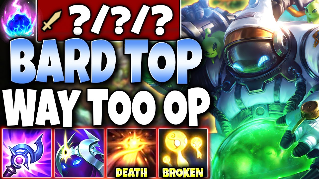 all with BARD TOP LANE 🔥 insane DAMAGE, HEAL and MOBILITY 🔥 LoL TOP AP Bard build s11 Gameplay - YouTube