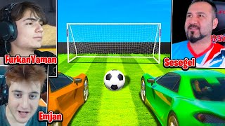 Topu Araba İle Kaleye Atabi̇li̇r Mi̇si̇n 6 Furkan Ve Hasan Abi̇ Geri̇ Döndü