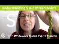 White Threads FlossTube #17 – Thread twist and how it affects teaching embroidery to left-handers