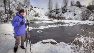 Зимний Беловский водопад.