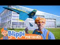 Blippi Visita um Museu do Voo | +Vídeos Educativos para Crianças | As Aventuras de Blippi