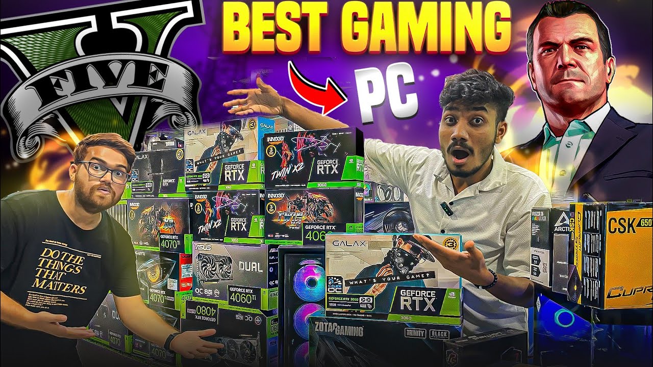 Best gaming pc build in nehru place delhi - YouTube