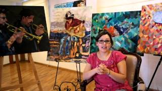 Platicando con Yunuen Esparza en Yuri López Kullins Galería