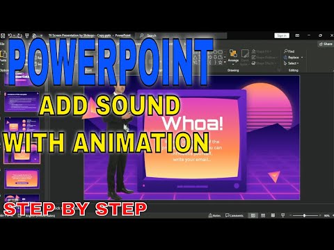 ✅  How To Add Sound With The Animation Movement In Powerpoint 🔴