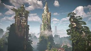 Abandoned City ◈ Ambience & Soft Music Horizon Forbidden West ◈Nature & Wind sounds Post-apocalyptic screenshot 2