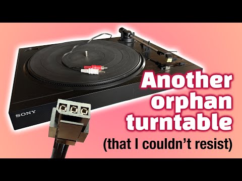 Orphan Sony turntable - power mod and repair - YouTube