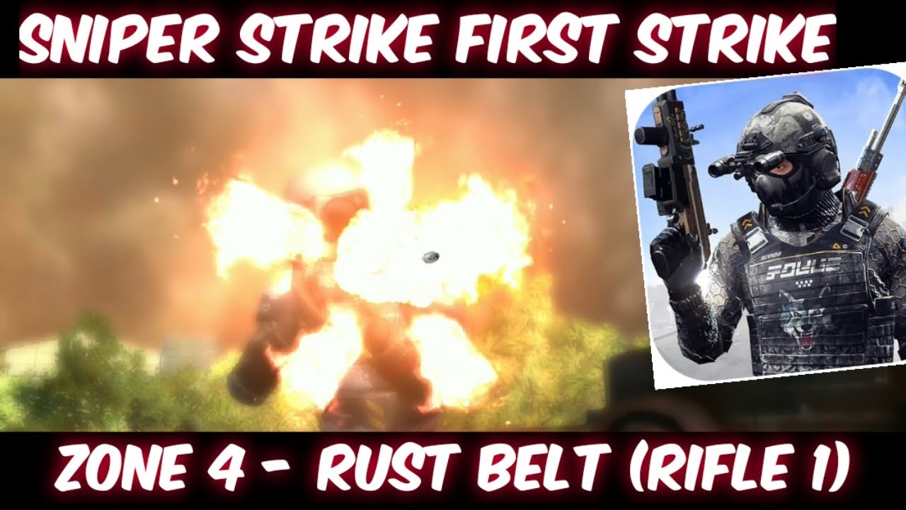 3 ⭐️⭐️⭐️ Sniper Strike First Strike Rust Belt Gameplay (android, iOS)