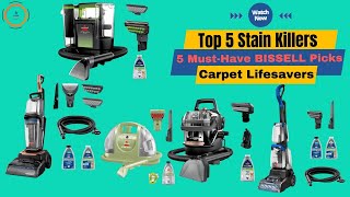 Best BISSELL Portable Carpet Cleaner! You Can Buy in 2025 [Buying Guide]