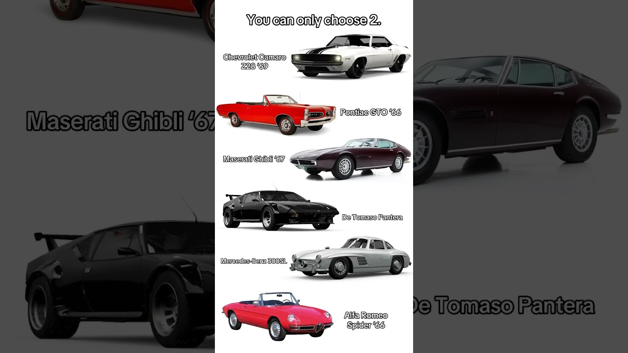 Pick 2 – and defend your choise. 