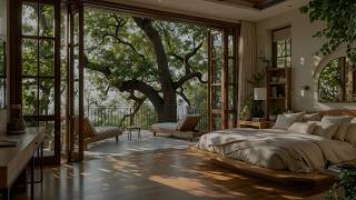 Relaxing Jazz In A Sunlit Green Bedroom | Soft Piano For Focus, Reading & Stress Relief Today screenshot 2