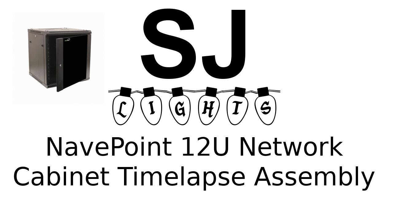 NavePoint 12U Network Cabinet Timelapse Assembly