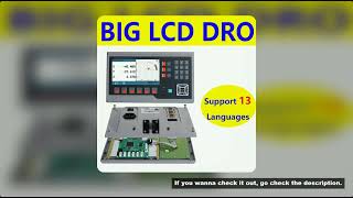 BIG LCD DRO 2 3 4 5 Axis Digital Readout 13 Languages Display YH800-2P YH800-3P YH800-4P YH800-5P TT