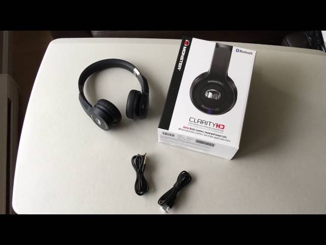 Monster Clarity HD On-Ear Bluetooth Headphones (Review) - YouTube