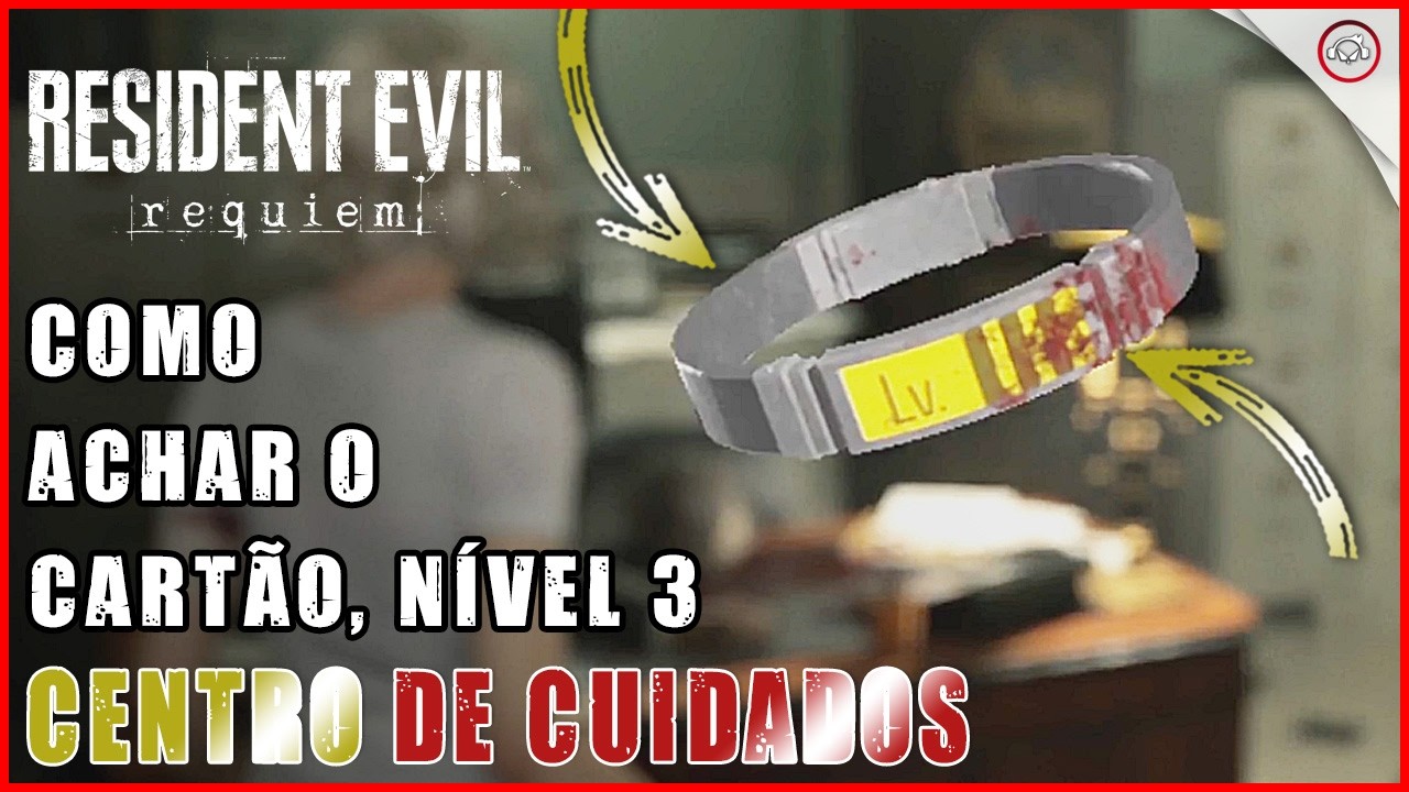 Miniatura do vídeo Resident Evil 9 Requiem, Como achar o cartão, Pulseira de ID Nível 3 no Centro de Cuidados