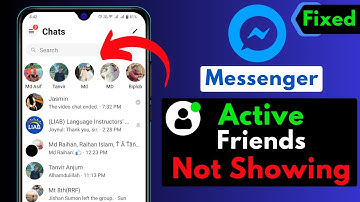 How To Fix Messenger not Showing Active Friends | Facebook Messenger not Showing Online Friends