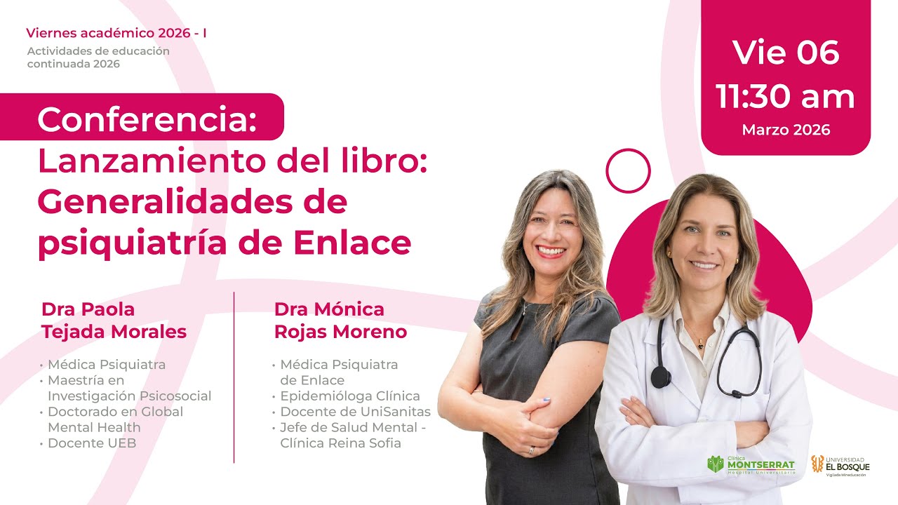 Lanzamiento del libro: Generalidades de psiquiatría de Enlace