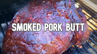 SMOKED PORK BUTT | on a Traeger Pellet Grill #ASMR by It's Ryan Turley 2,109 views 3 years ago 3 minutes, 22 seconds