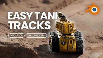 Procedural Tank Tracks in Blender in 11 minutes | Blender 4.2 | Yesway™️