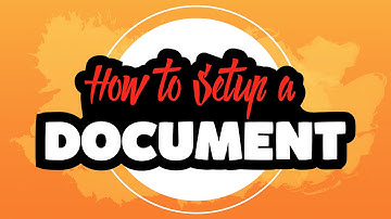 How to Setup a Document in Adobe Illustrator CC