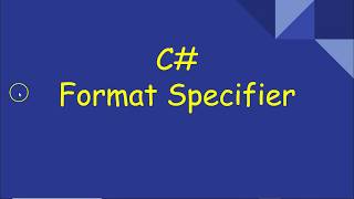 C# Format Specifier - Part 1 Net Worth