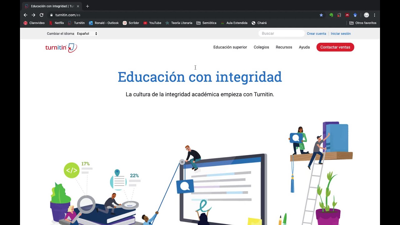 Cómo crear una cuenta de estudiante en Turnitin (Uniamazonia) - YouTube