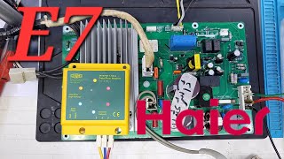 Haier DC Inverter AC Outdoor PCB E7 Error Code Solution | High Level Practical Training 