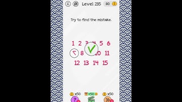 BRAINDOM: LEVEL 235 Try to find the mistake