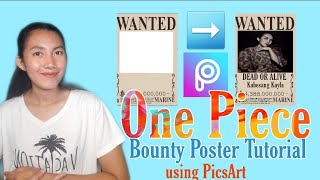 One Piece Wanted Poster Tutorial screenshot 1