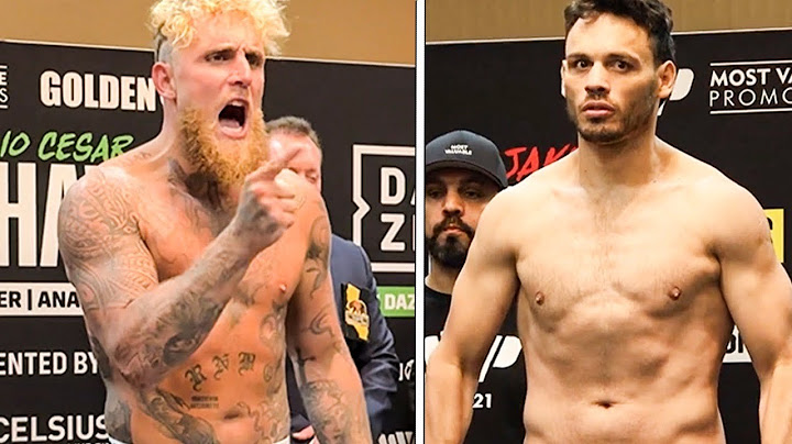 Jake Paul vs Julio Cesar Chavez Jr FULL WEIGH-IN | OFFICIAL weights 199.4 lbs vs 198.4 lbs