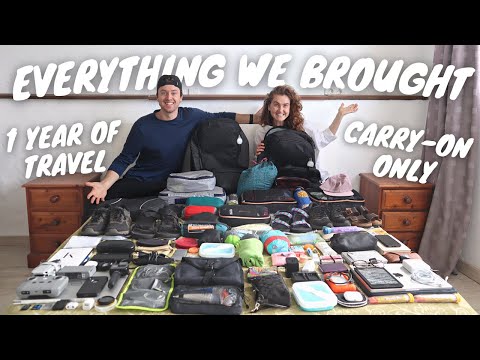 WHAT TO PACK FOR LONG TERM TRAVEL IN 2023 (CARRY-ON ONLY) - Must Have Items + Tutorial and Tips