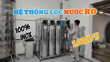 Hoàn Thành Hệ Thống Lọc Nước Tinh Khiết RO 1000L/h Tại Nghệ An