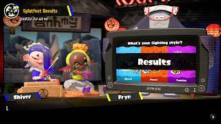Splatoon Raiders splatfest results 