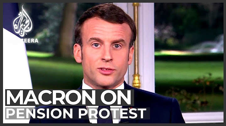 President Macron breaks silence on pension protests in France