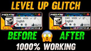 NEW LEVEL UP GLITCH FREE FIRE 😱🔥 1 LAKH EXP IN 10 MIN | HOW TO INCREASE LEVEL IN FREE FIRE