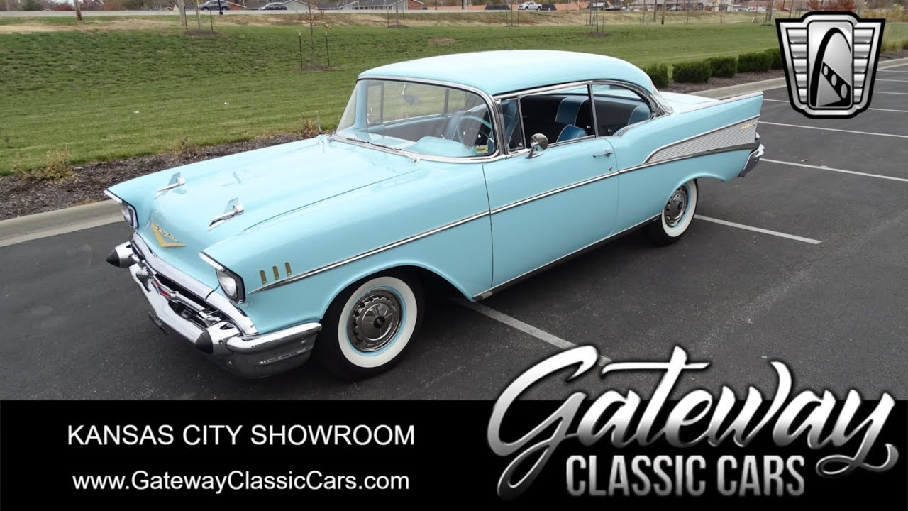 1957 Chevrolet Bel Air Gateway Classic Cars Kansas City 976 YouTube