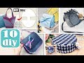 10 AWESOME DIY BAG TUTORIALS // Cut & Sew Purse Bag Designs Making During 25 MIN