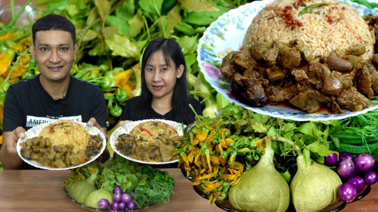 ကြည့်ရင်းနဲ့သရေကျစေမယ့် ငပိ ချဥ်ပေါင် ထမင်းသုပ်