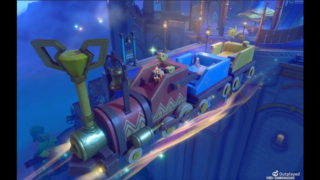 Is That a Flying Train?! The Astral Express! Genshin Impact: Summertide ...
