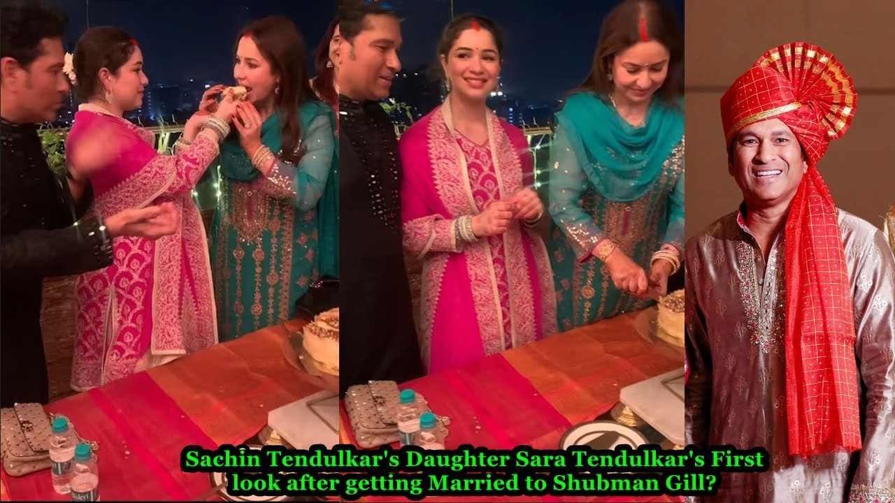Sachin Tendulkar's Daughter Sara Tendulkar's First look after getting Married to Shubman Gill?