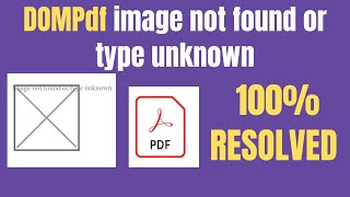 DOMPDF Image not Showing 100% Resolved | DOMPDF Image not Found or Type Unknown 100% Resolved