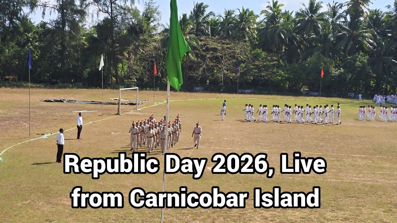  26 January republic Day celebration 2026 at Bishop John Richardson stadium Carnicobar #carnicobar 