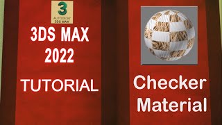 3DS MAX 2022 Full Course in HINDI/URDU..... Checker Material