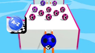 AZ Run -2048 ABC Runner||Gameplay (iOS & Android) Part 23