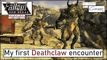 My first Deathclaw encounter | Fallout: New Vegas Highlights